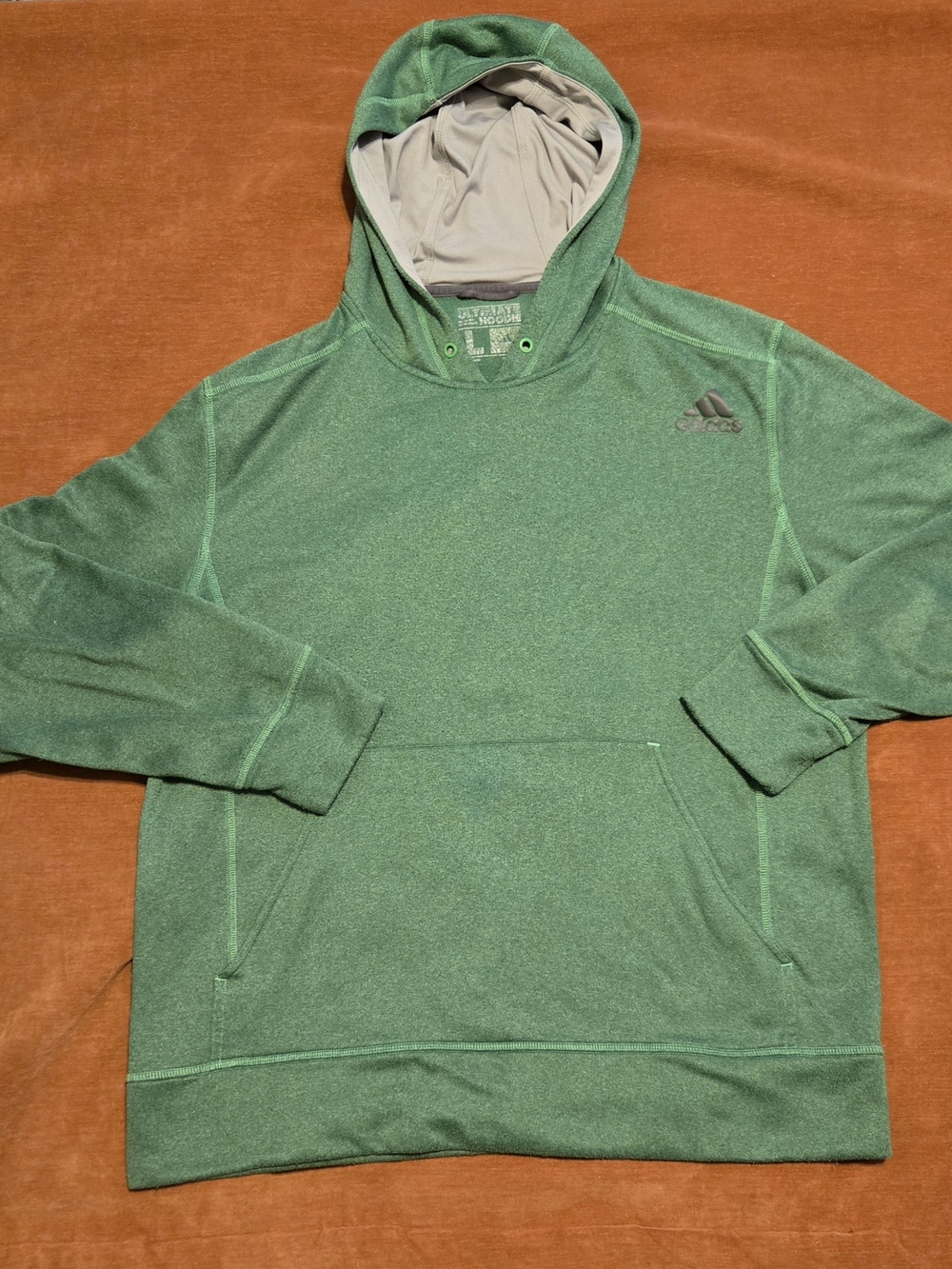 Adidas Large Green "Ultimate Hoodie"